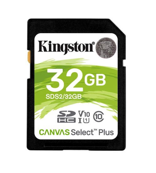 Карта памяти Kingston 32GB SDHC Canvas Select Plus 100MB/s Class 10 UHS-I U1 V10 32GB
