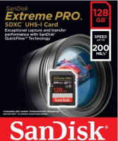 Карта памяти SanDisk Extreme Pro SDXC UHS Class 10 V30 200 MB/s 128GB 