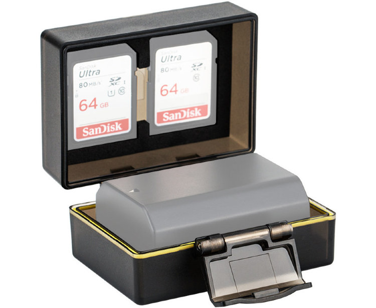 Защитный кейс JJC для Sony NP-FZ100 и карт памяти SD Card