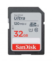 Карта памяти SDHC 32GB SanDisk Class 10 Ultra UHS-I (120 Mb/s)