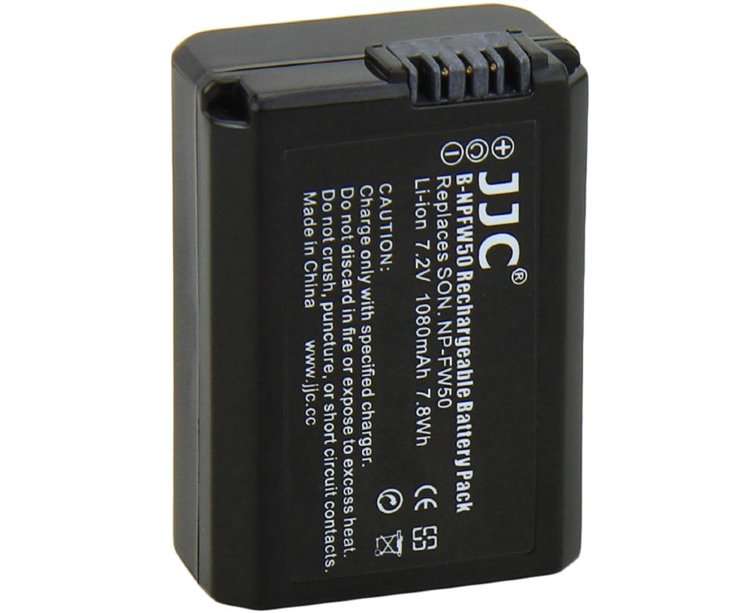 Аккумулятор JJC NP-FW50 для фотокамер Sony