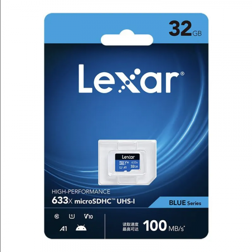 Карта памяти Lexar microSDHC 32Gb UHS-I U1 V10 100MB/s