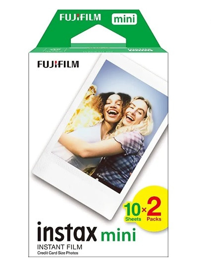 Картридж для моментальной фотографии Fujifilm Instax Mini Glossy, 20 шт. белая