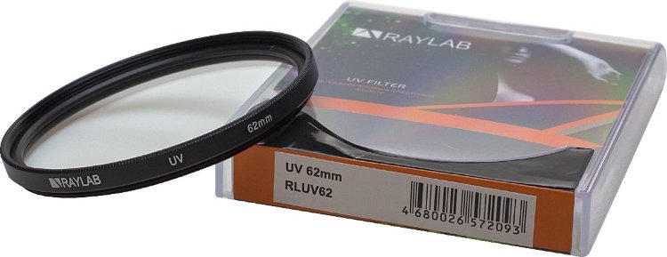 Фильтр защитный ультрафиолетовый RayLab UV 62 mm