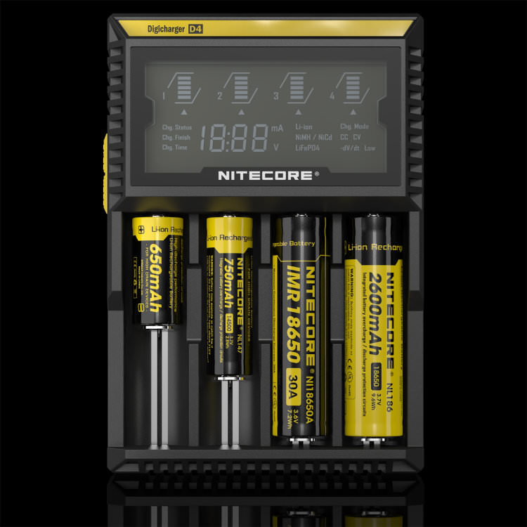 Nitecore Digicharger D4 универсальное зарядное устройство