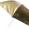 Зонт комбинированный Raylab SU-04 золотистый/серебристый 100см