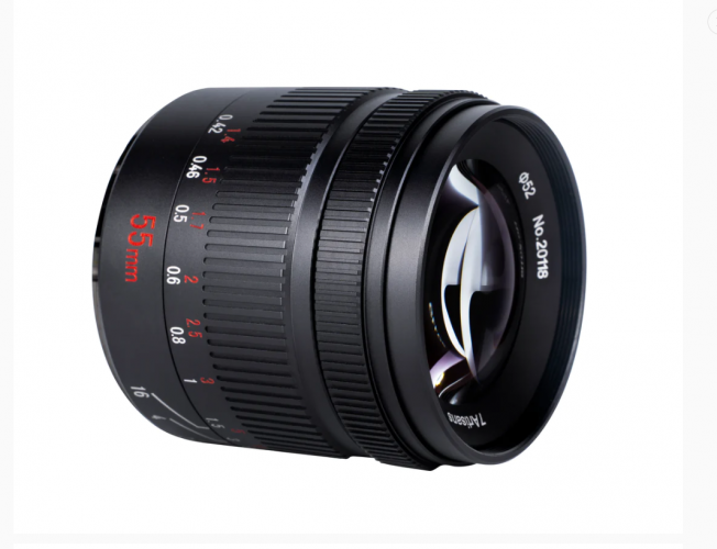 Объектив 7artisans 55mm f/1.4 II Canon R