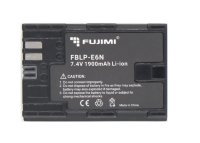 Аккумулятор Fujimi LP-E6N для Canon 6D 60D, 70D, 80D, 7D, 5D mark II, mark III