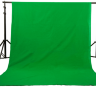 Фон муслиновый Raylab BC01 3х6м зеленый хромакей