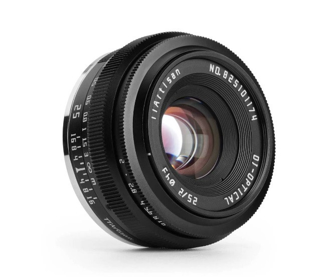 Объектив TTartisan 25mm F2 для Canon EOS M (APS-C)