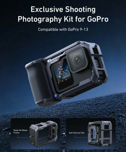Клетка Telesin для GoPro 9 10 11 12 13, S6-FMS-26-TGP