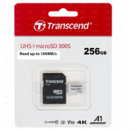 Карта памяти Transcend 300S microSDXC 256 ГБ 