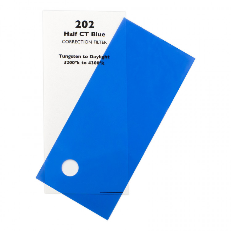 Фильтр фолиевый в рулоне Rosco E202 HALF CT BLUE
