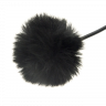 Ветрозащита меховая для петличного микрофона черная