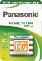 Аккумуляторы Panasonic Ready to Use AAA 750 mAh