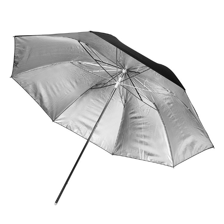 Зонт серебристый на отражение 83 см