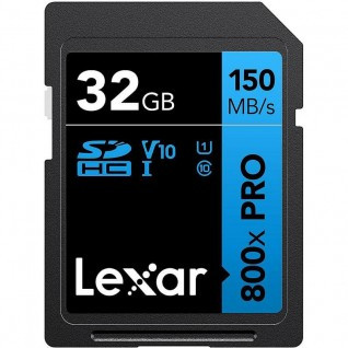 Карта памяти Lexar SDHC 32Gb UHS-I U1 V10 150MB/s (R)